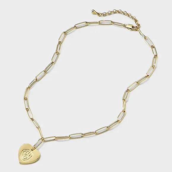 Luv Aj - Bijoux Sport by Luv Aj MLB Gold Logo Heart Coin Pe Gold - Picture 3 of 4